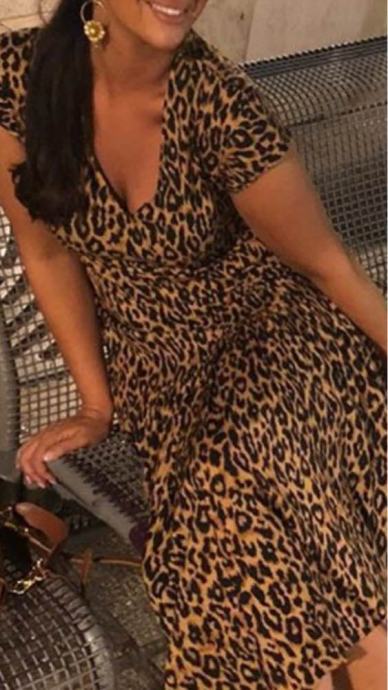 ZARA WOMAN  leopard print haljina  animal  uzorak novo