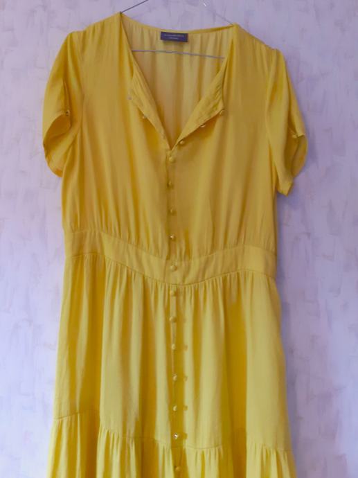 Žuta lagana haljina