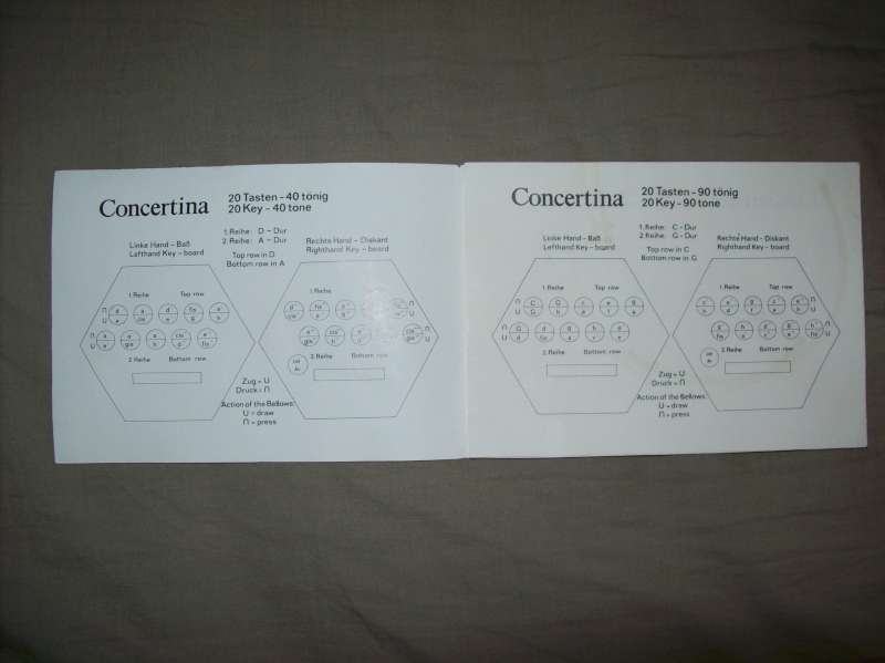 Concertina Klingenthal 20 tipki C/G