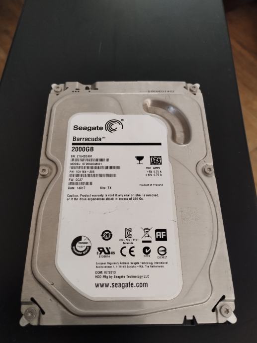 Hard disk HDD Seagate 2.0 TB ,sata