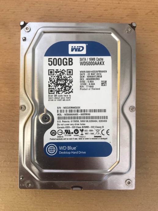 HDD 500 GB WD Western Digital 2.5