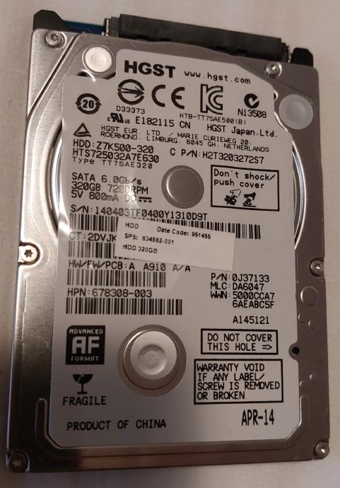 HDD disk 2.5"