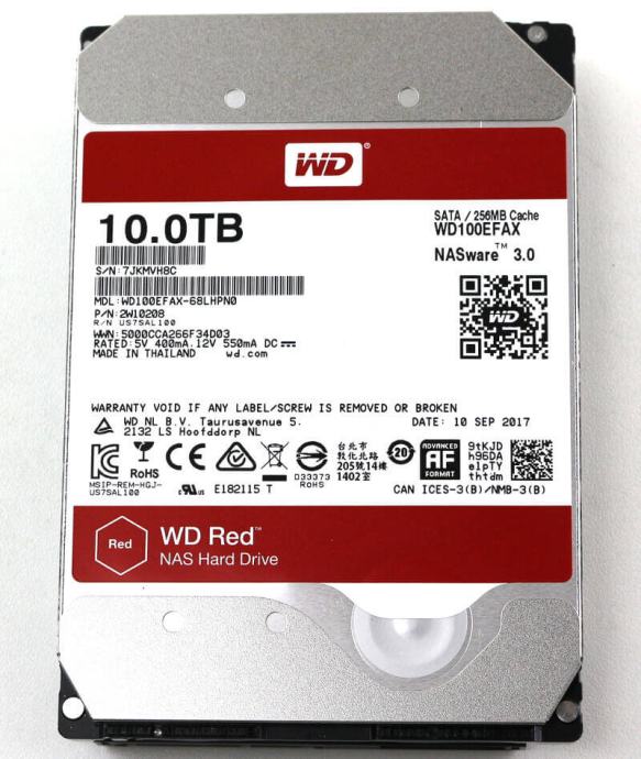 HDD WD Red 10 TB - 18 komada sa preko 950 Chia plotova (95 TB)