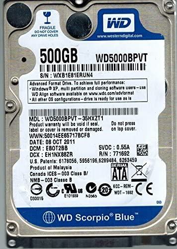 HDD Western Digital blue WD5000BPVT 500GB SATA 2.5"