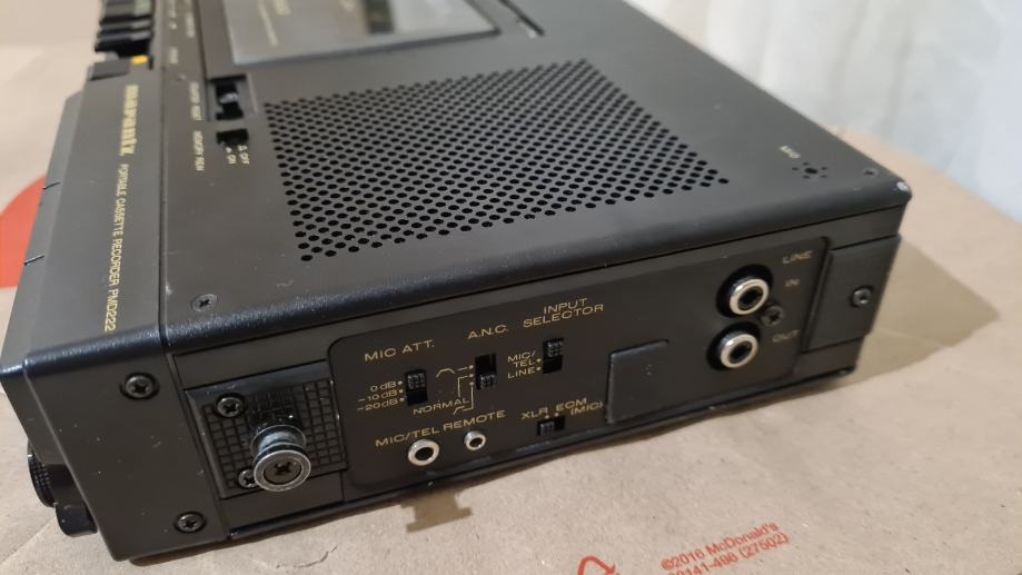 Marantz portable cassette recorder PMD222