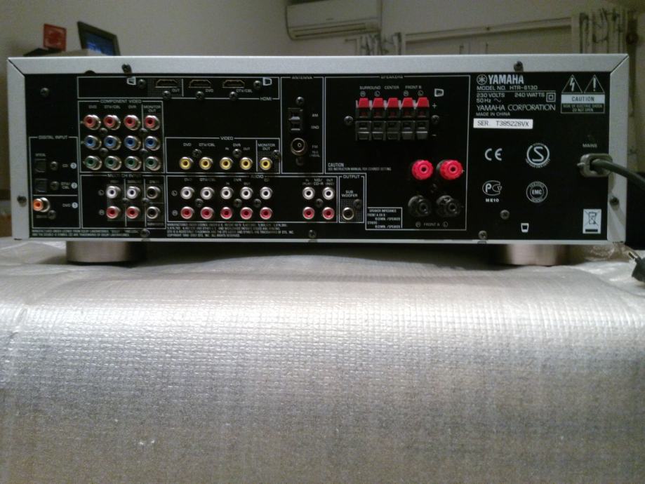 AV receiver Yamaha HTR6130 silver i Sony zvučnici SSE215 (par)