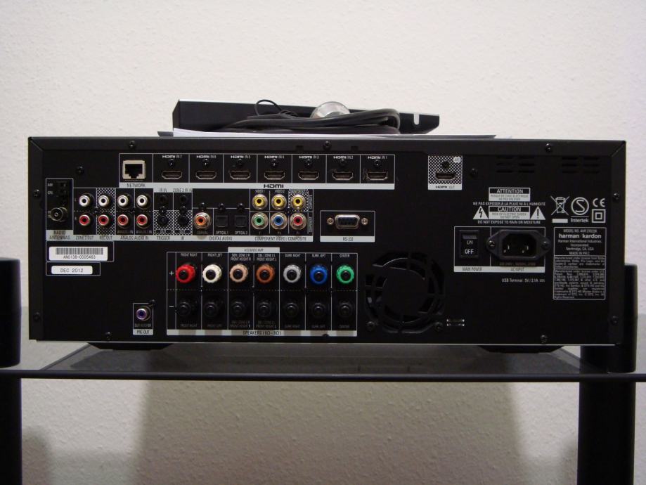 Harman Kardon AVR 270, 7.1 AV Receiver, 7x100w rms, DLNA, Airplay,hdmi