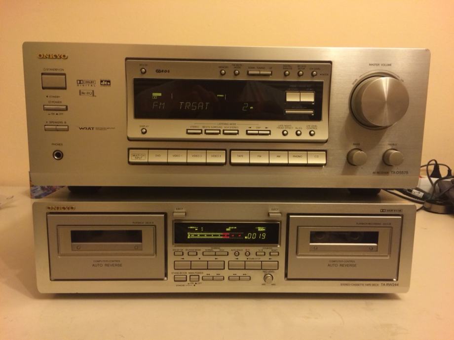 ONKYO TA-W40 DOUBLE lecteur de cassettes/Vintage/Uniforme 1 An Garantie