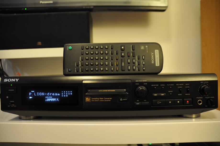 Sony Minidisc deck MDSJE 500