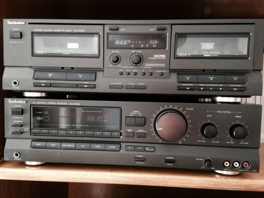 Technics komponente Double cassette deck