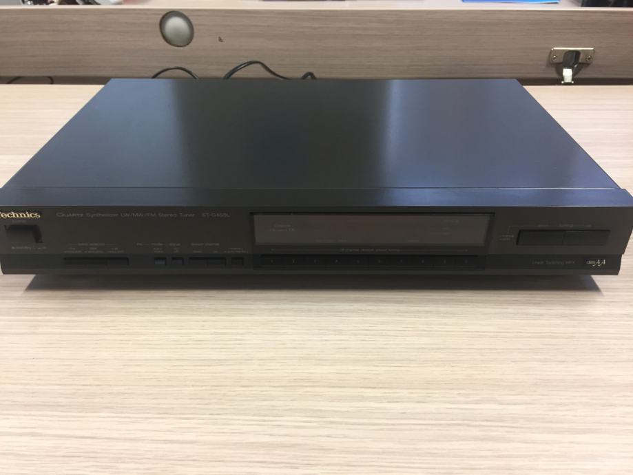 Tuner Technics ST-G460L – AM/FM, Noir, Très Bon état De Marche (vérifié)
