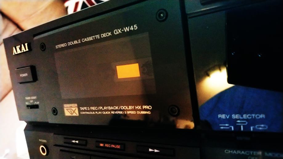 AKAI GXW45 vintage double deck