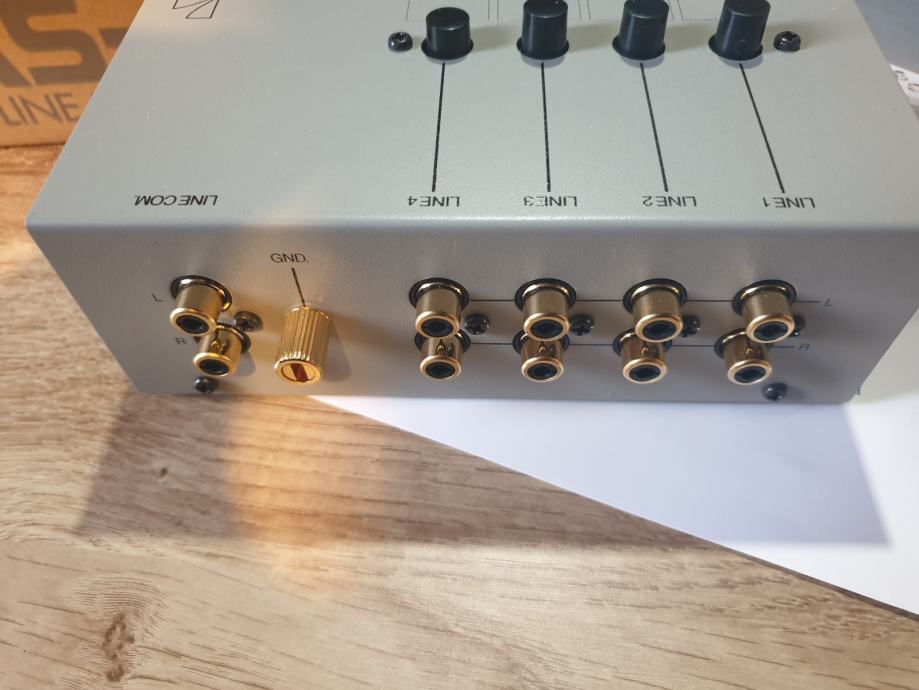 Selettore Di Linee Audio Luxman AS-4III, 4 Ingressi RCA, Usato Dal Giappone, Buone Condizioni