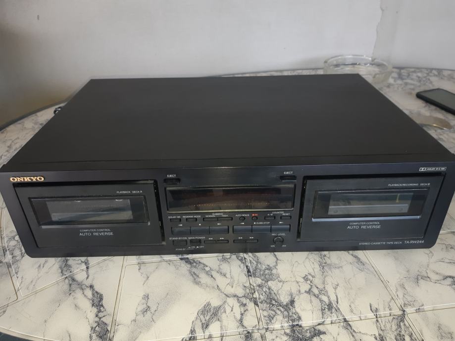 ONKYO TARW244 dupli cassette deck stanje ko NOVO, cijena po dogovoru