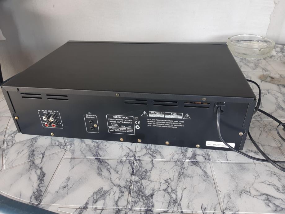 ONKYO TARW244 dupli cassette deck stanje ko NOVO, cijena po dogovoru