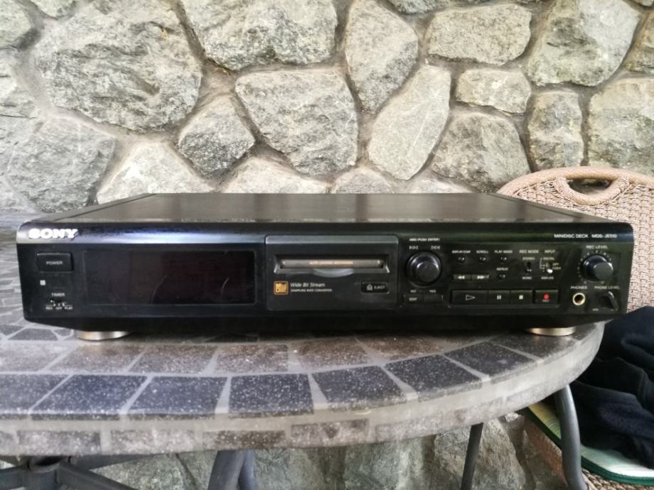 Sony minidisc deck MDSJE510