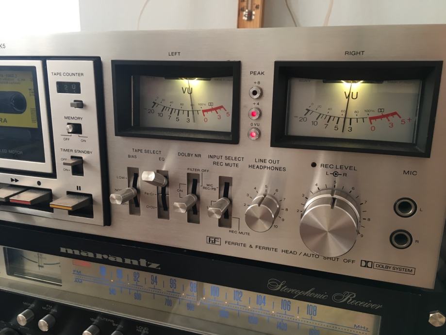 Sony TCK5 vintage stereo cassette deck