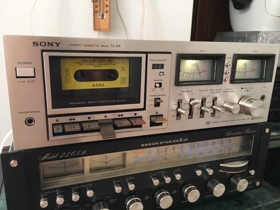 Sony TCK5 vintage stereo cassette deck