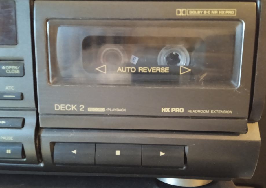 Kit 2 Courroies Plates THAKKER Pour Technics RS-TR 575 M - Remplacement Lecteur Cassette
