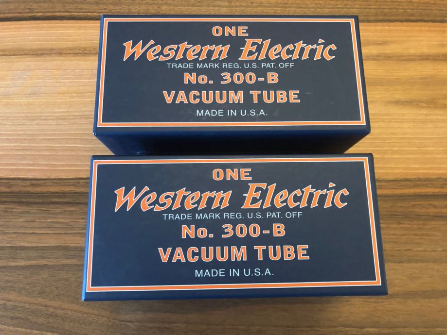 Western Electric 300B Matched Pair