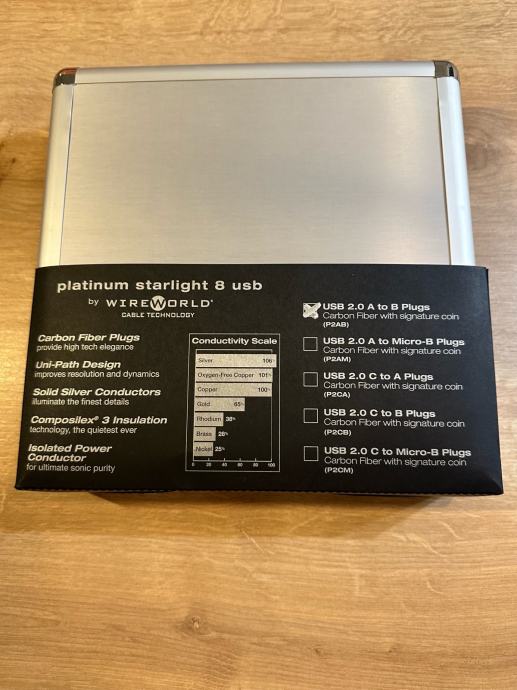 Wireworld **Platinum Starlight 8 USB** USB kabel 1m