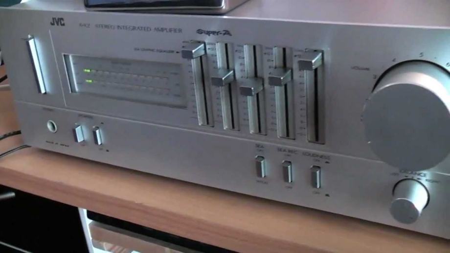 JVC A-X2 stereo integrated amplifier Super-A, Victor Company, Japan