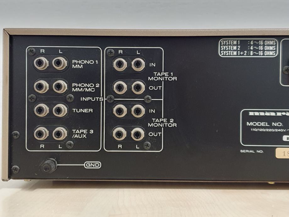 Amplificateur HiFi Marantz PM-750DC - Argent - Fabriqué Au Japon - Révisé - Garantie 1 An