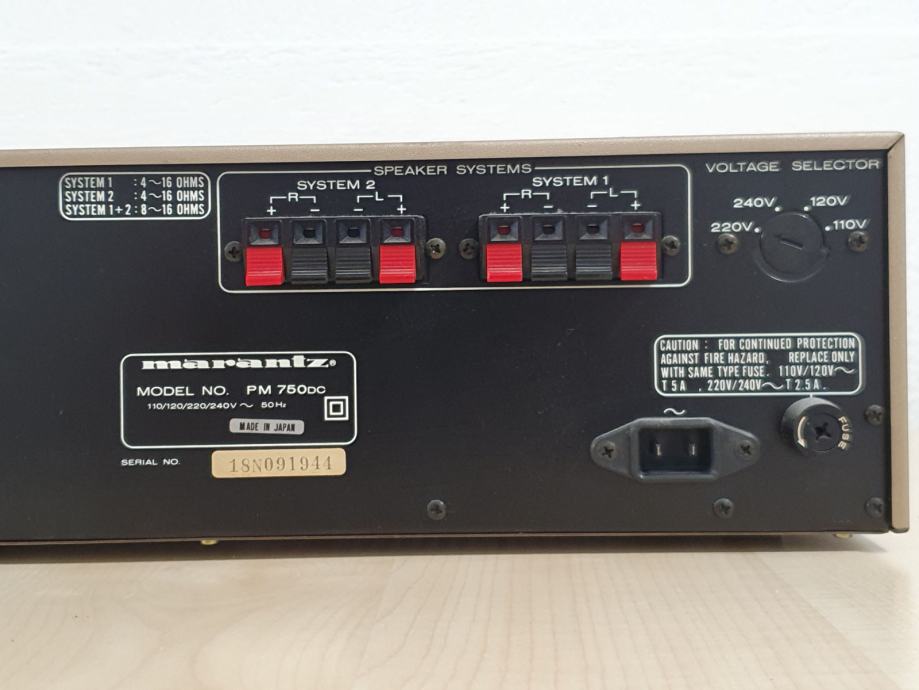 MARANTZ PM 750 Dc Vintage Amplificateur EUR 254,98 - FR