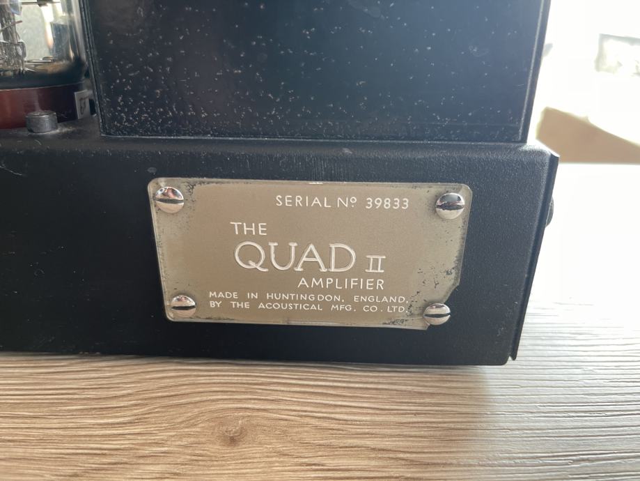 Quad II monoblok cijevna pojačala Quad II monoblock valve Amplifiers