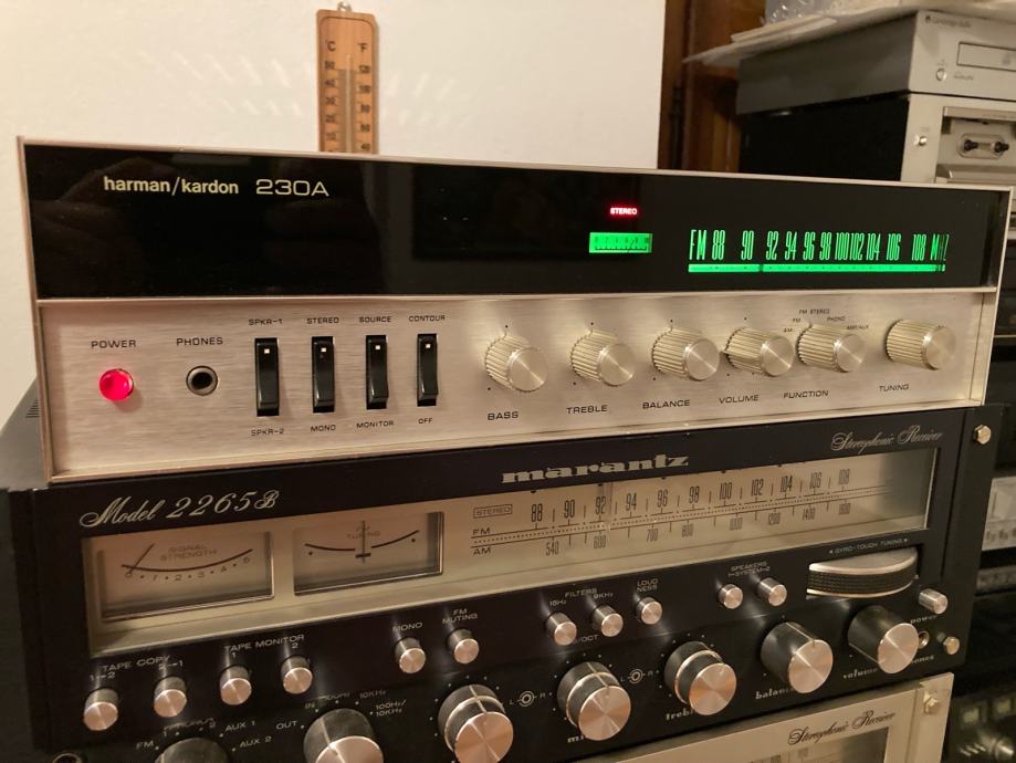 Harman / Kardon 230A vintage receiver ♦️ SNIŽENO Back in 70