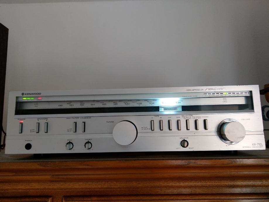 Ampli Stéréo Kenwood KR-710L - Vintage - Tout Marche - À Lire Description