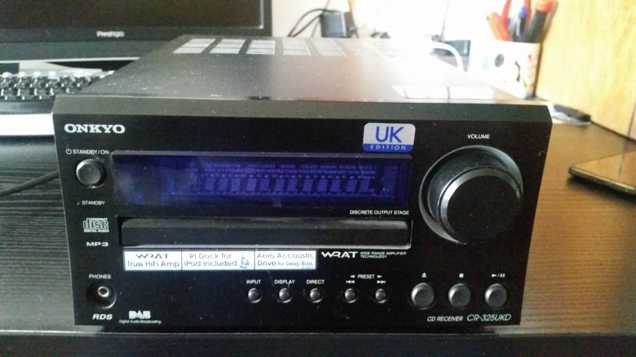 Lot Chaîne Hi-Fi Onkyo CR-325 + Câbles + Enceinte Jamo E600 – Argenté