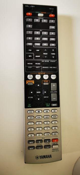 Télécommande For Yamaha Av Rav338 Rav341 Rx-V377 Rx-V473 Rx-V667 Rx