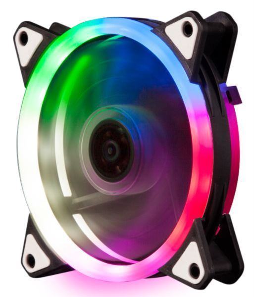 NaviaTec FAN+ Dual Ring, RGB višebojni ventilator