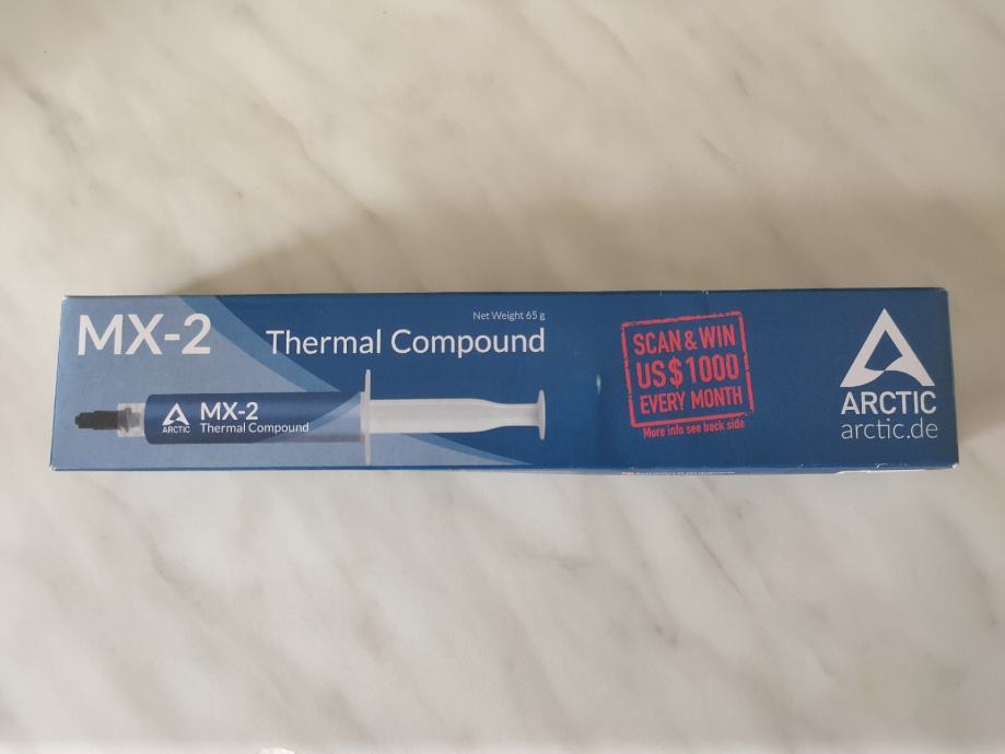 Arctic Cooling MX-2 65g NOVA zapakirana termo pasta •• AKCIJA • 6€
