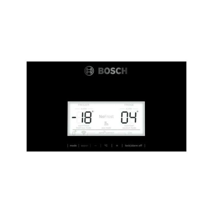 Hladnjak Bosch, 203 cm, crno staklo, tvorničko jam. (Zrinko Tehno)