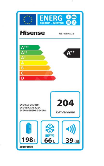 Hladnjak Hisense, A++, 39dB, jamstvo (Zrinko Tehno)