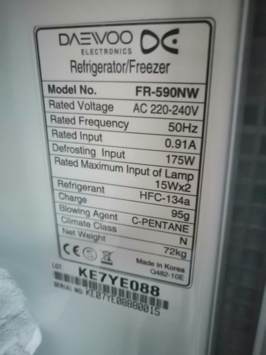 Daewoo fr 590nw