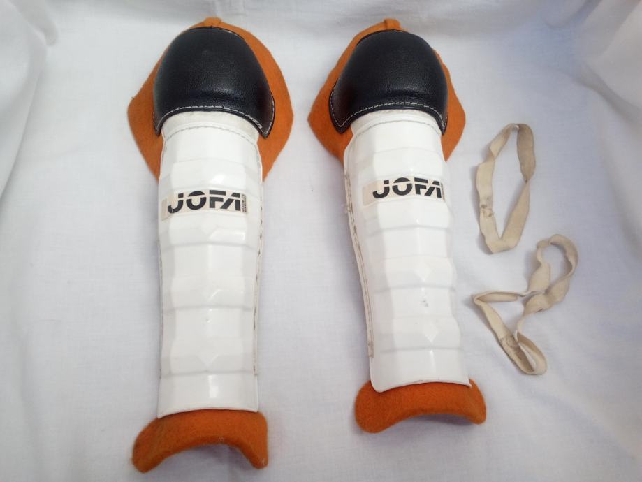 Jofa, raritetni hokejaški štitnici za potkoljenicu i koljeno, 40 cm
