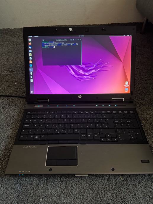 HP EliteBook 8540w, i7 Q 820, 8 GB RAM