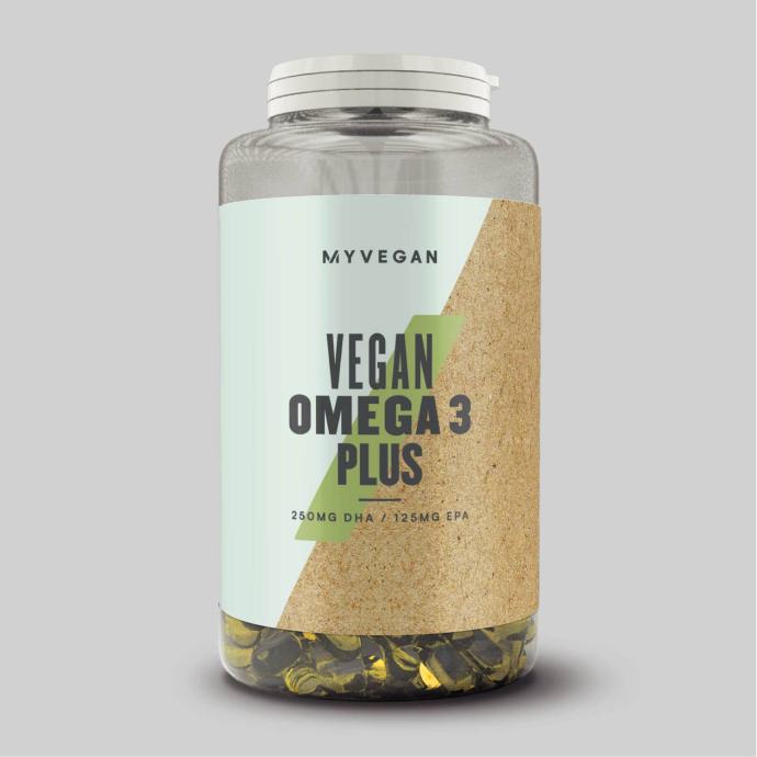 Vegan Omega 3 Plus kapsule, Myprotein (Myvegan)