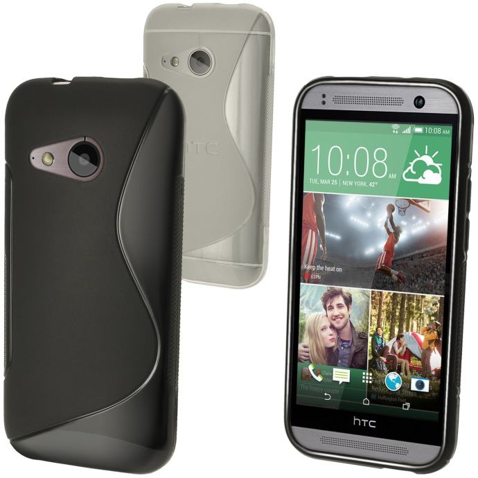 HTC ONE (M8) mini - Crna S Line maskica