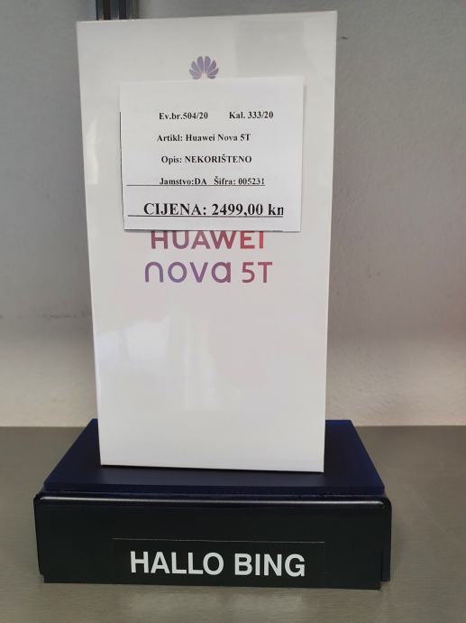 Huawei Nova 5T, 6/128, novo
