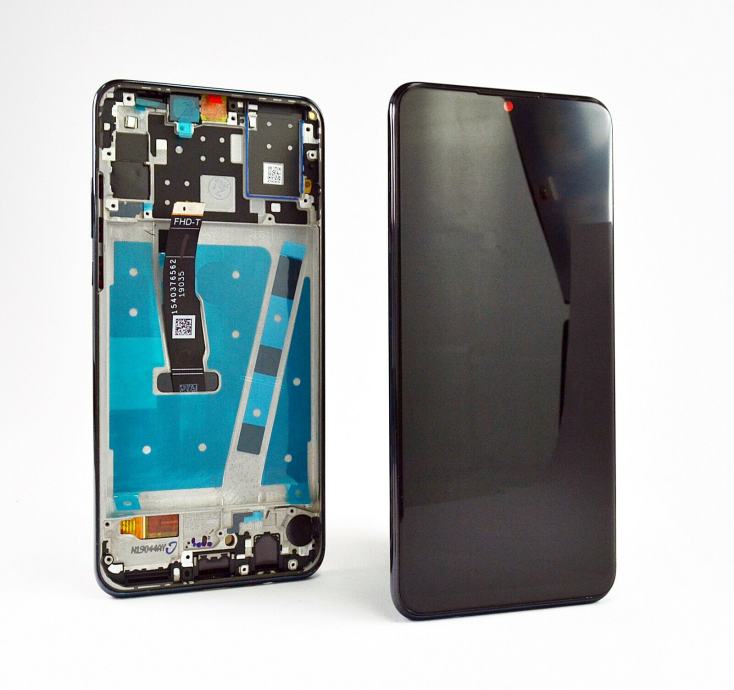 Huawei p30 lite 2020 lcd ekran touch screen + okvir 1 klasa (crni)