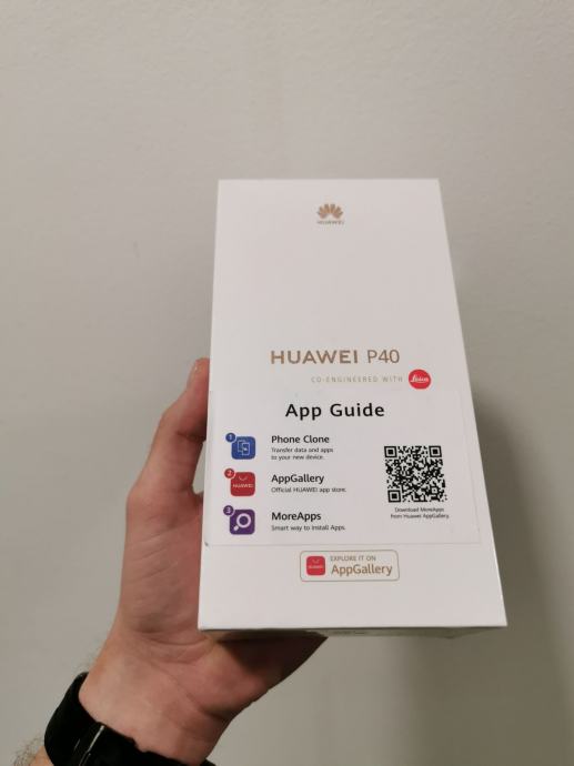 Huawei P40, ANA-NX9, Silver Frost, 128GB, 8GB, sve mreže