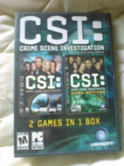 CSI   -  2 games in 1 box