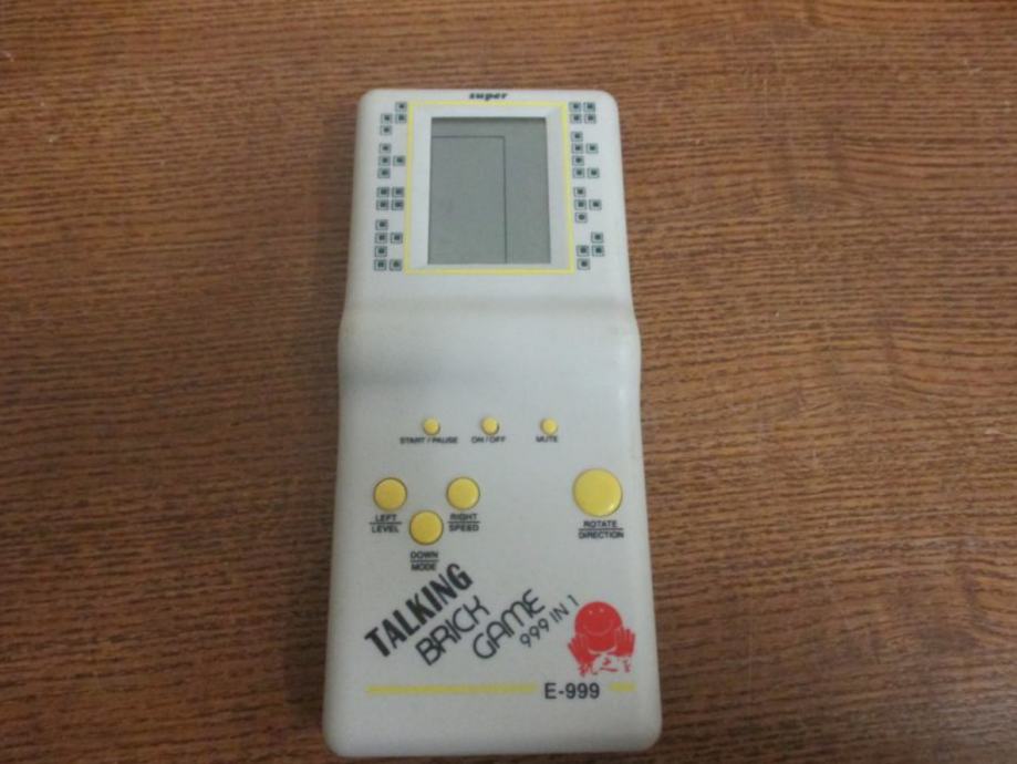 GAMEBOY SUPER E-999 Talking Brick Game, Super, Tetris