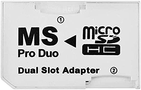 Memory Stick Pro Duo na microSDHC adapter 2v1