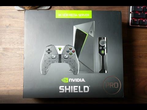 NVIDIA Shield Pro TV, 4K HDR, 500GB, Android + remote & controller