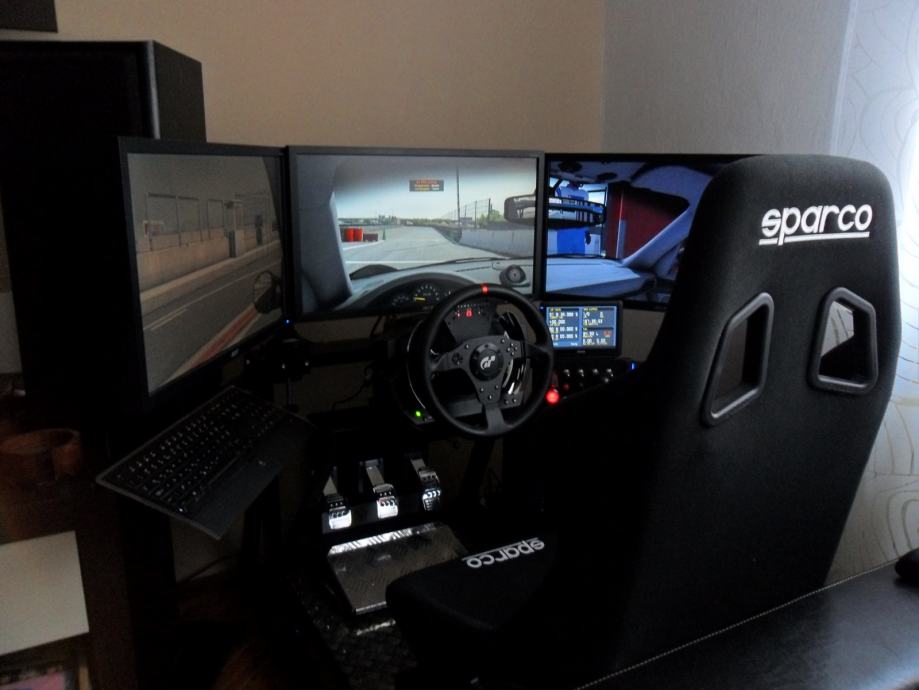 Racing cockpit = Thrustmaster_Derek Spare_Frex_Sparco_Leo Bodnar_Mimo
